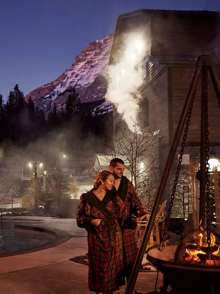 Image of couple at Kananaskis Nordic Spa